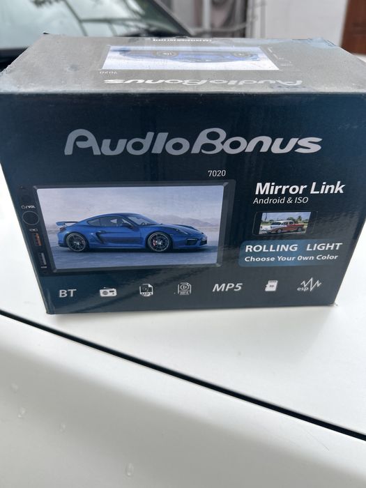 магнитола 2 дин, блютуз, мп3, сд карта