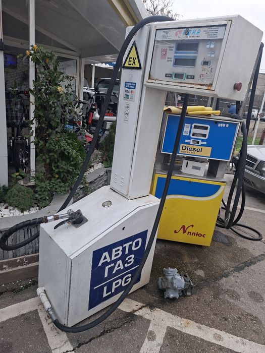 Газколонка оборудвана