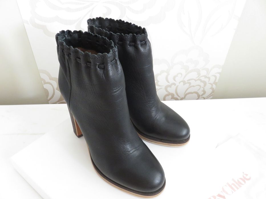 Кожени боти/ботуши See By Chloe, 38,5 - 39