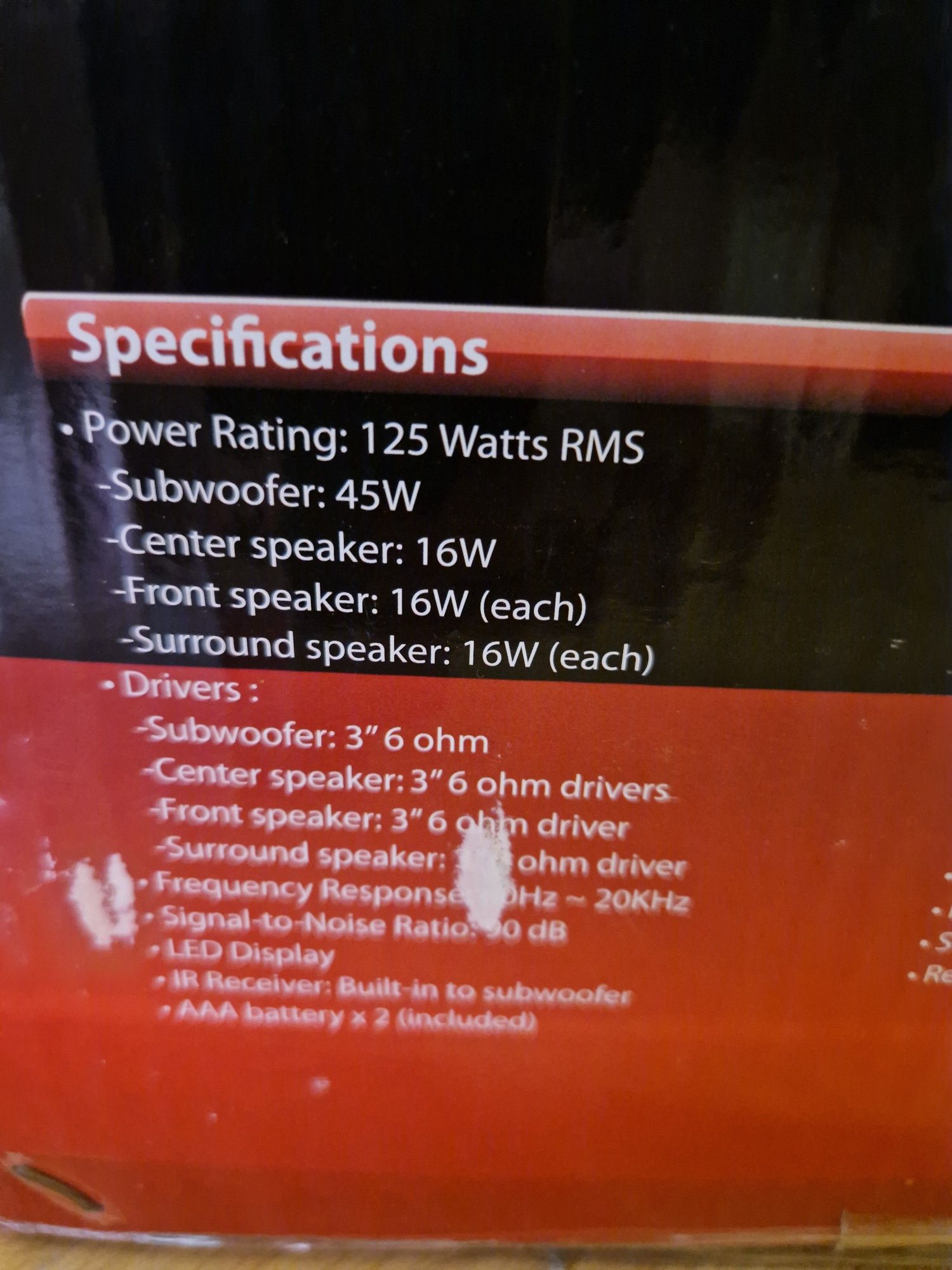 Колони и субуфер Genius SW-HF 5.1 4500, 125W RMS