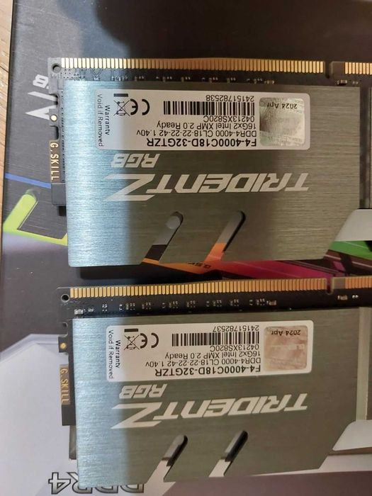 32GB DDR4 G.Skill TridentZ RGB - 4000Mhz, CL18