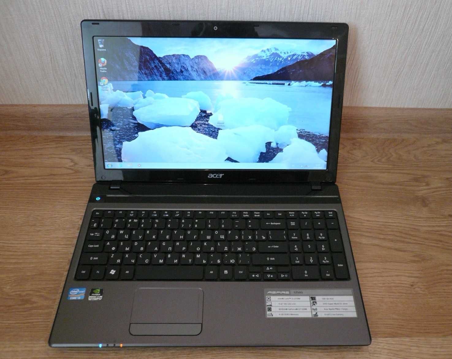 Ноутбук Acer Aspire 5750