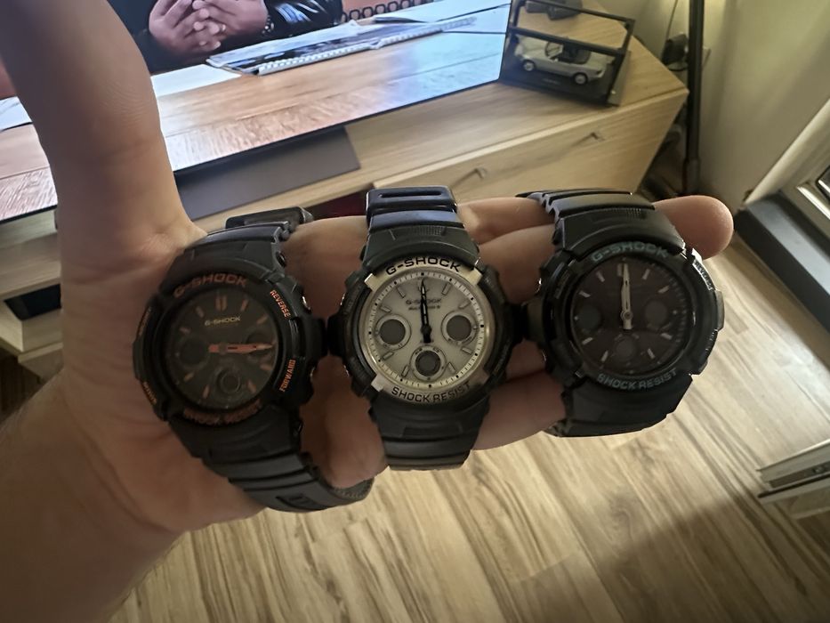 Vand/schimb colectie Casio G-Shock AWG M100(modele rare japoneze)