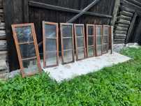 Ferestre rustice vechi in stare perfectă . 8 buc