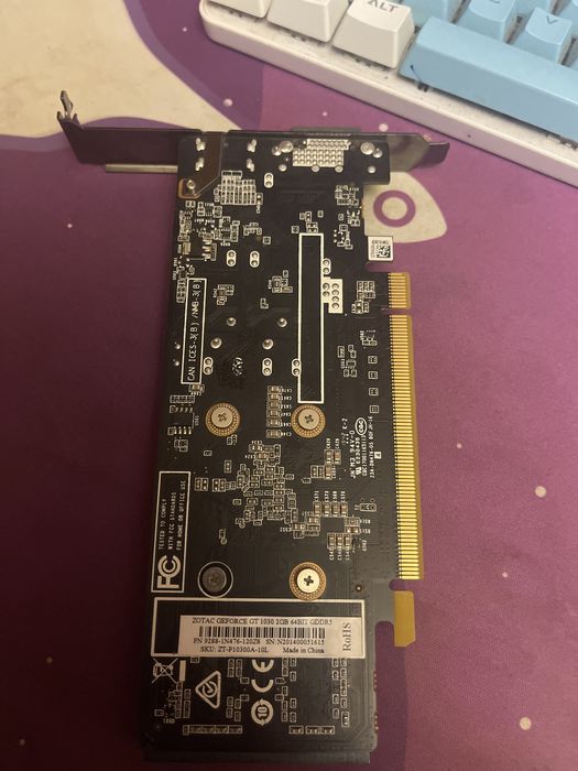 Gt 1030 2gb low profile gddr5