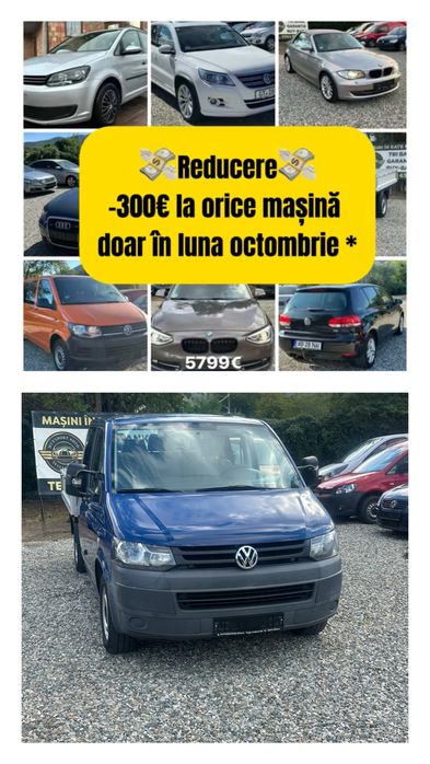 VW T5 Doka 4x4 2012 2.0TDI  /Clima /Rate / Avans 0