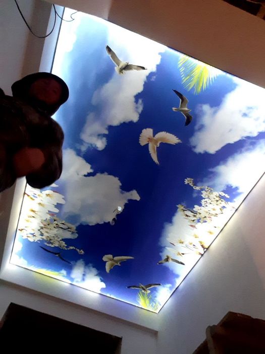 Натяжные Потолки Хит Потолок Натяжной Световой Линий Парящий Потолок