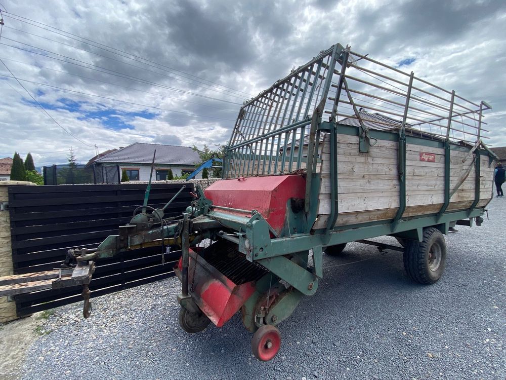 Ladewagen remorca de adunat fan 4.5 tone
