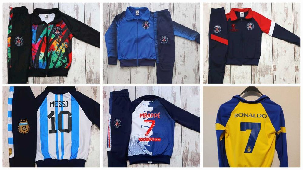 Детски Анцуг Роналдо Ronaldo Al Nassr от 5 до 15г Футболен екип 2024