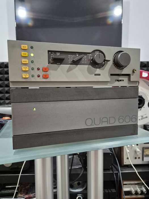Quad 606 amplificator si Quad 44 preamplificator