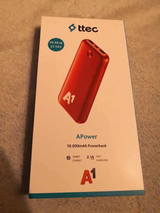 ttec Външна батерия, powerbank 10000mah
