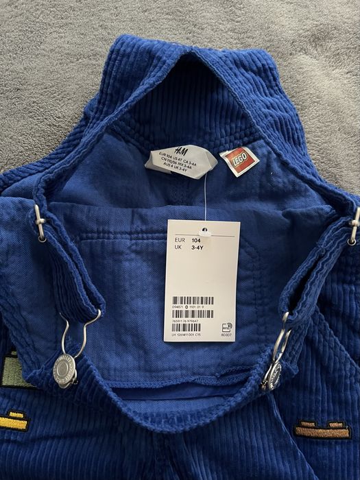 Нов комплект сет гащеризон блуза за момче H&M