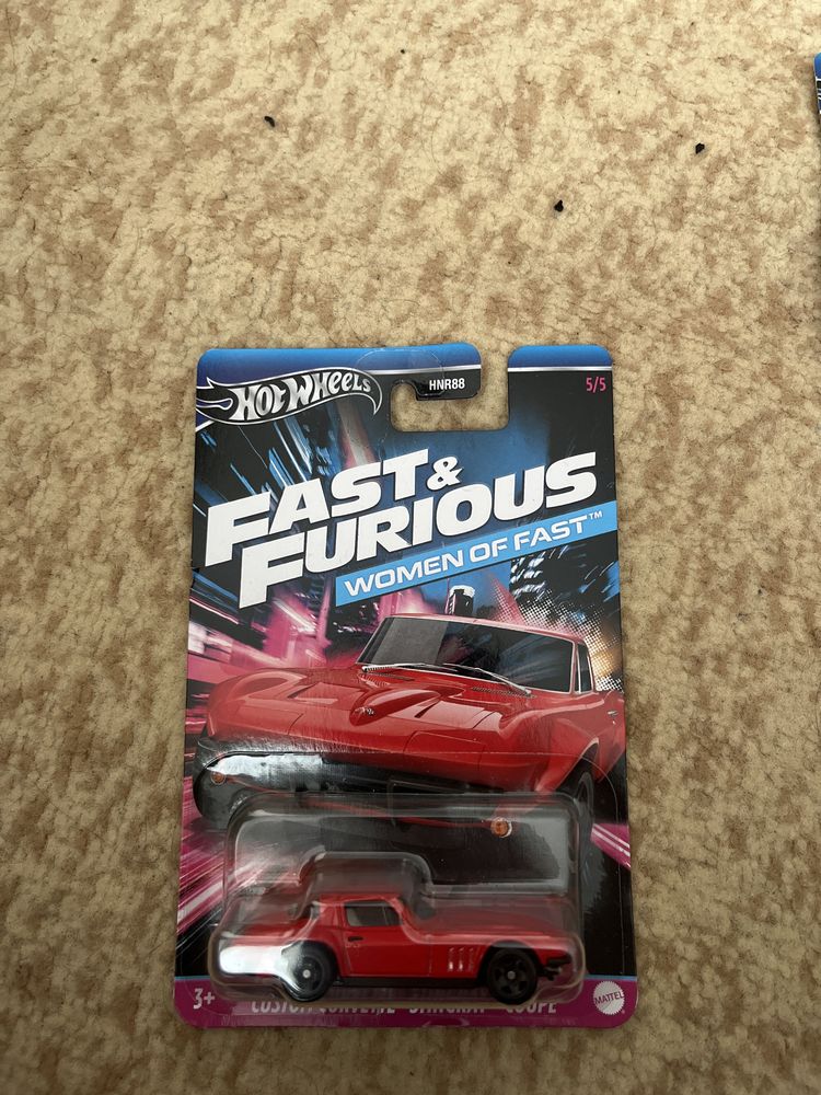 Колички “HotWheels” fast and furious woment edition