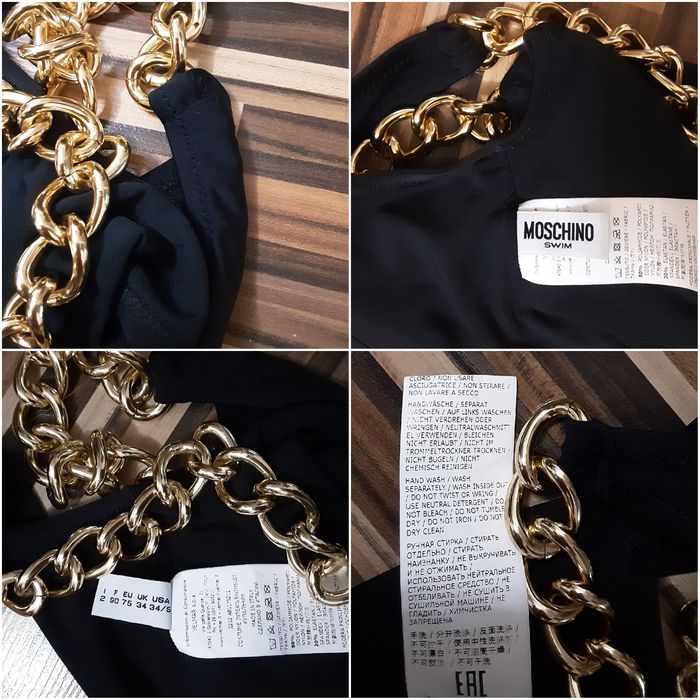 (S) (L) Calvin klein MOSCHINO цял оригинален бански  u горници