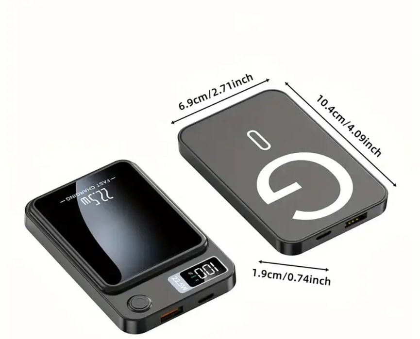 Acumulator Baterie Externa Powerbank wireless cablu 10000mah magnetic