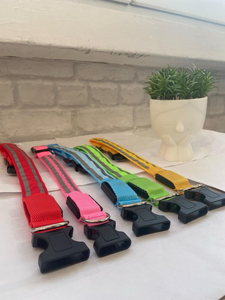 Светещи нашийници за кучета с USB зареждане