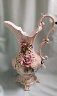 Антикварна порцеланова кана ваза Capodimonte