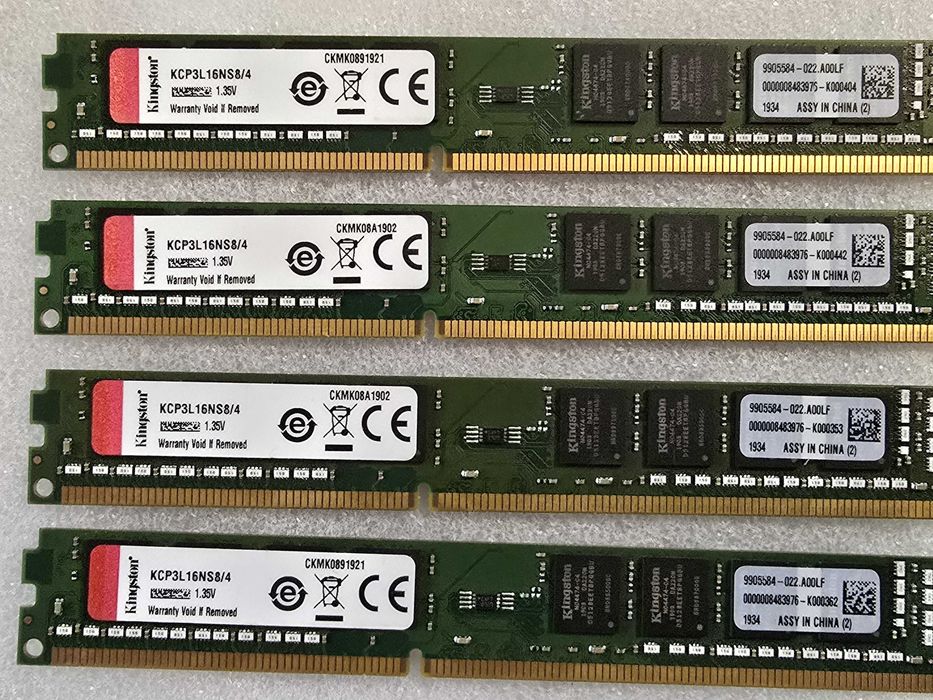 Memorie RAM desktop Kingston 4GB DDR3 1600MHz KCP3L16NS8/4 1.35V