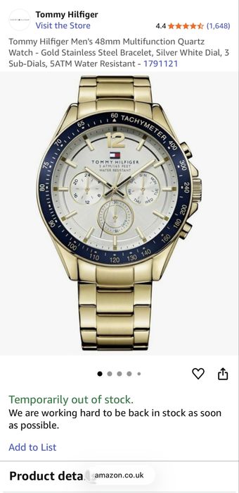 Мъжки часовник Tommy Hilfiger