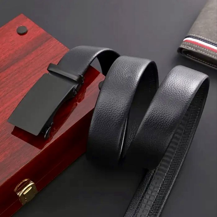 -10%Промоция•Официални Dark*мъжки кожени колани с автоматична катарама