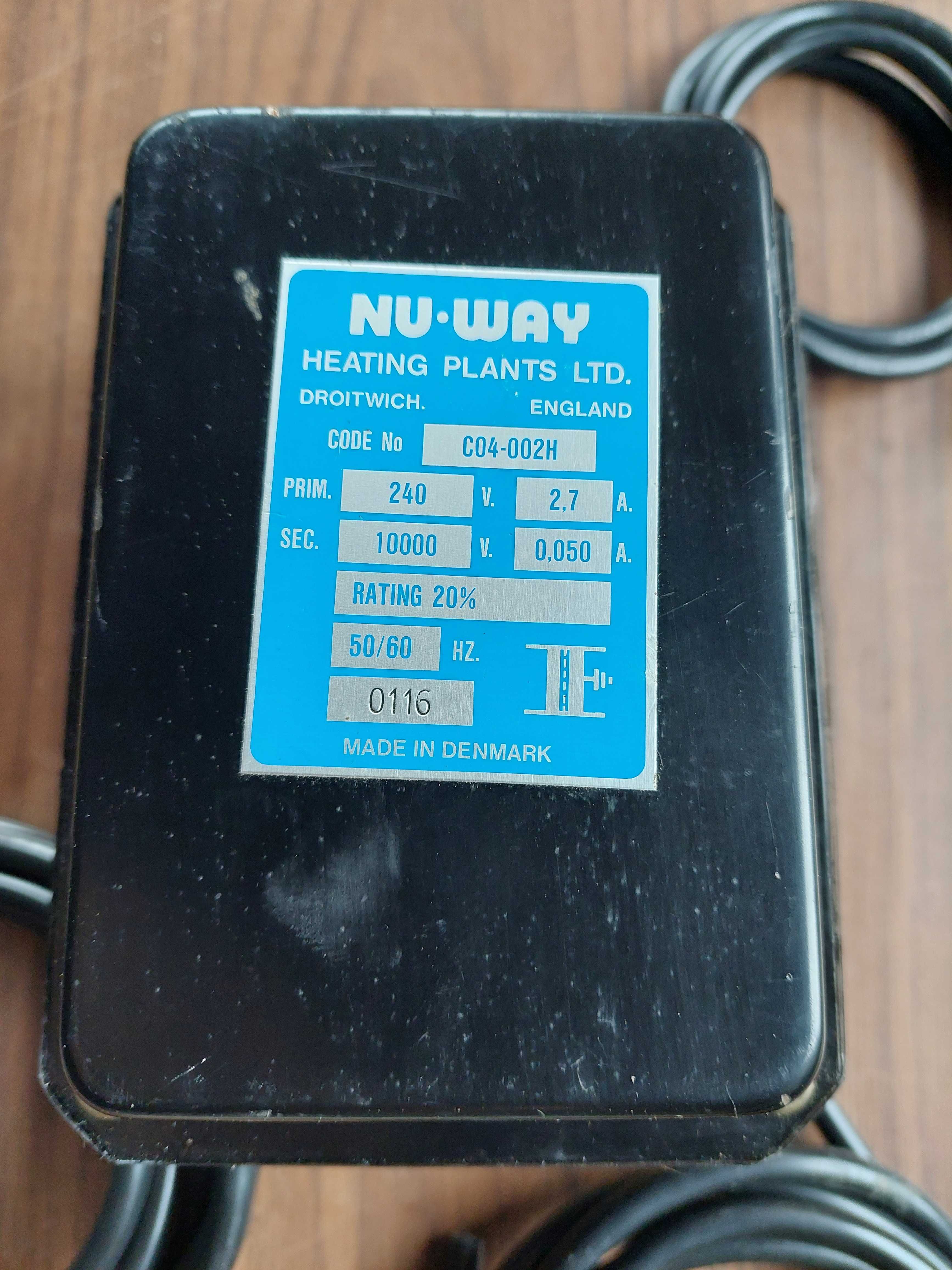 Nu Way C04-002H, Ignition Transformer 10.000V 240Vac