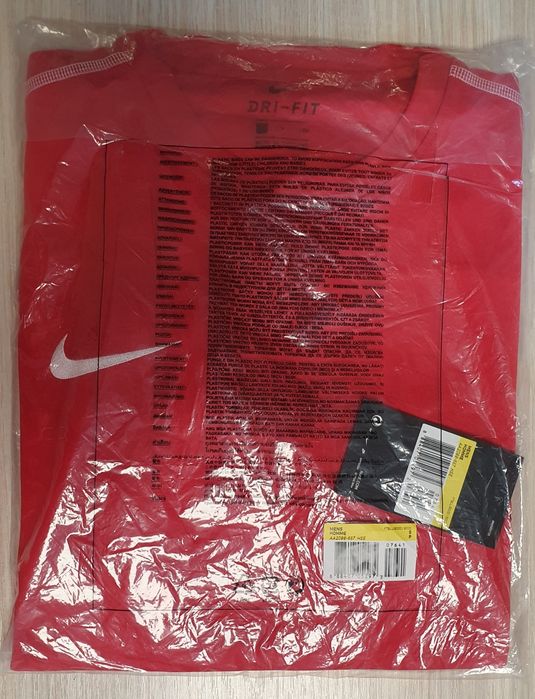 Bluza rosie barbati Nike AA2088-657 Dry Park 18 Crew Top marimea S