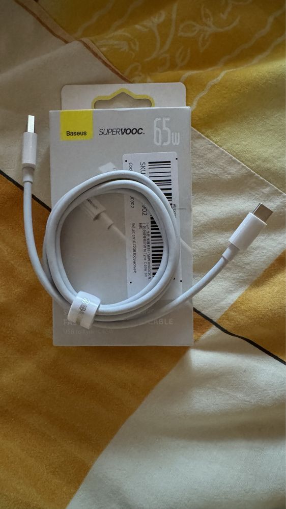 Cablu incarcare si date Baseus Supervooc PD65W USB - Type C