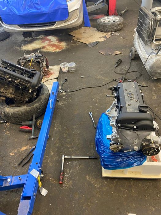 Двигатель на Хюндай акцент 1,6