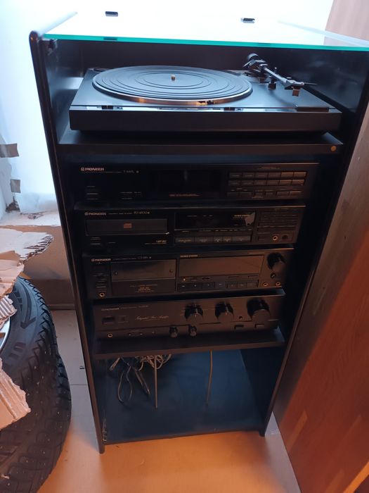 Deck Pioneer kaset resiver radio gramophone