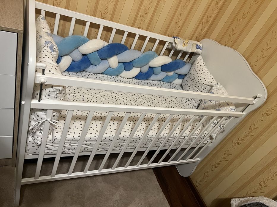 Манеж с матрасом