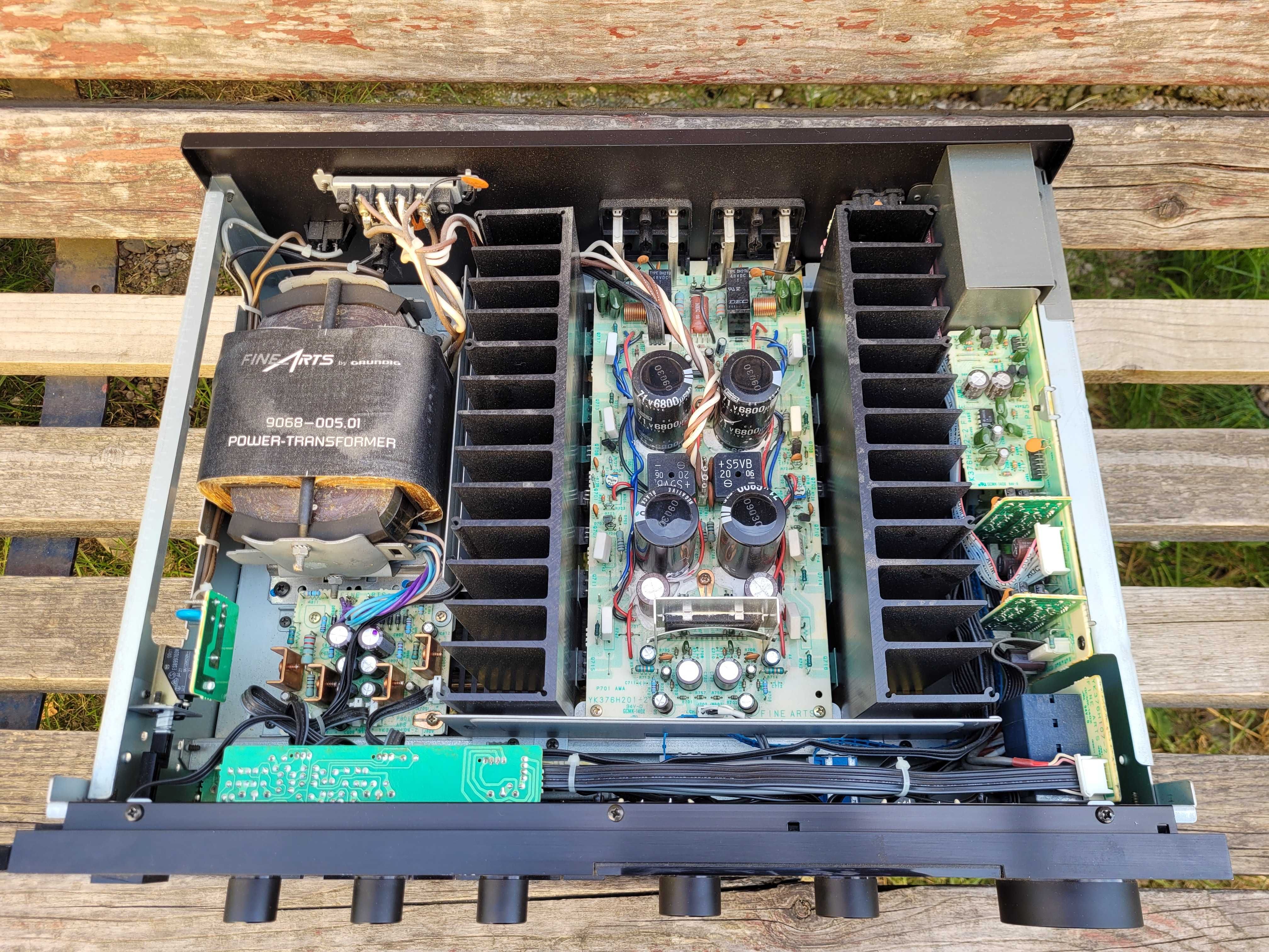 amplificator Grundig A-9000 cap de serie , DEFECT un canal