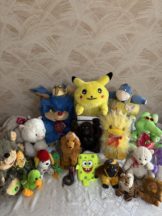 Коллекция мягких игрушек для детей.