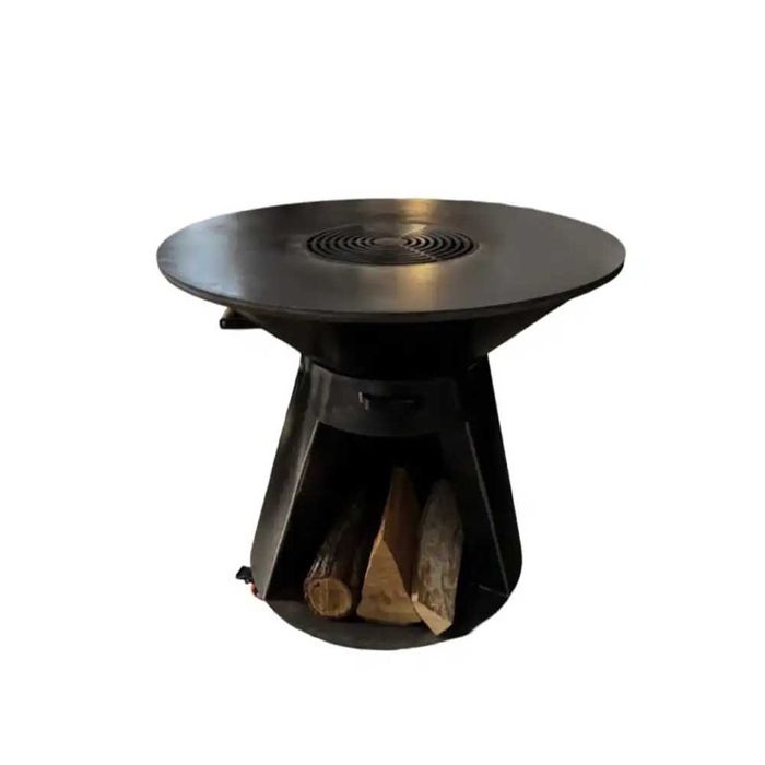 Gratar cu plita rotunda tip con