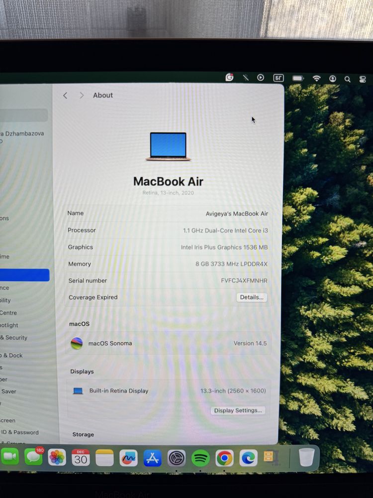 MacBook Air 13.3 inch