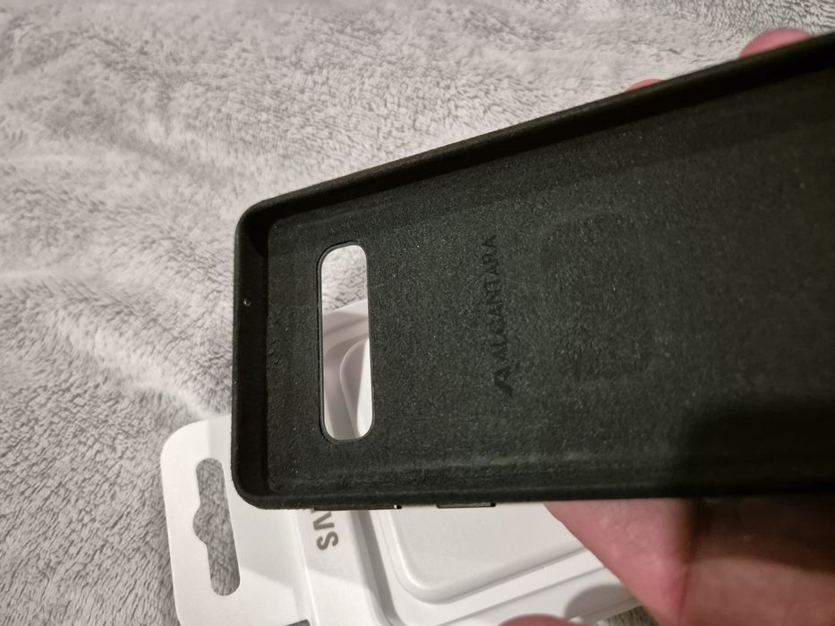 Husa carbon / husa piele alcantara samsung galaxy s10