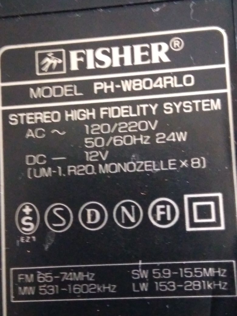 Casetofon semiprofesional FISCHER