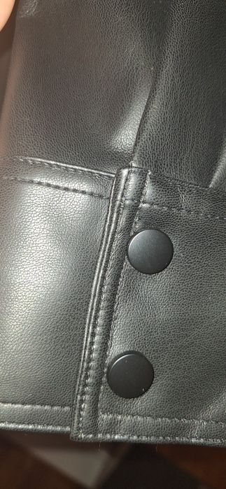 Cămașă piele ecologica Stradivarius,eticheta