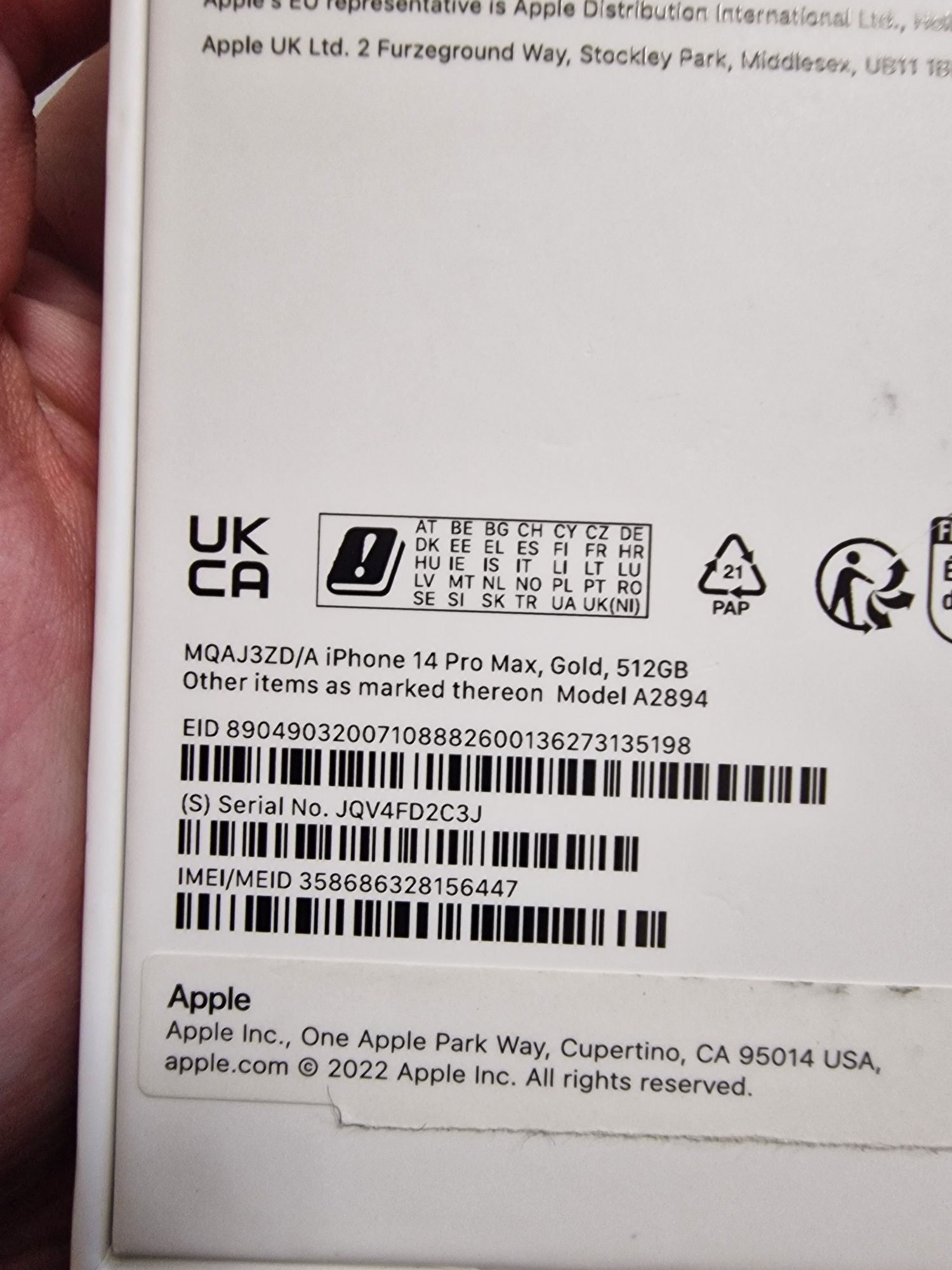 iPhone 14 Pro Max 512 GB Gold