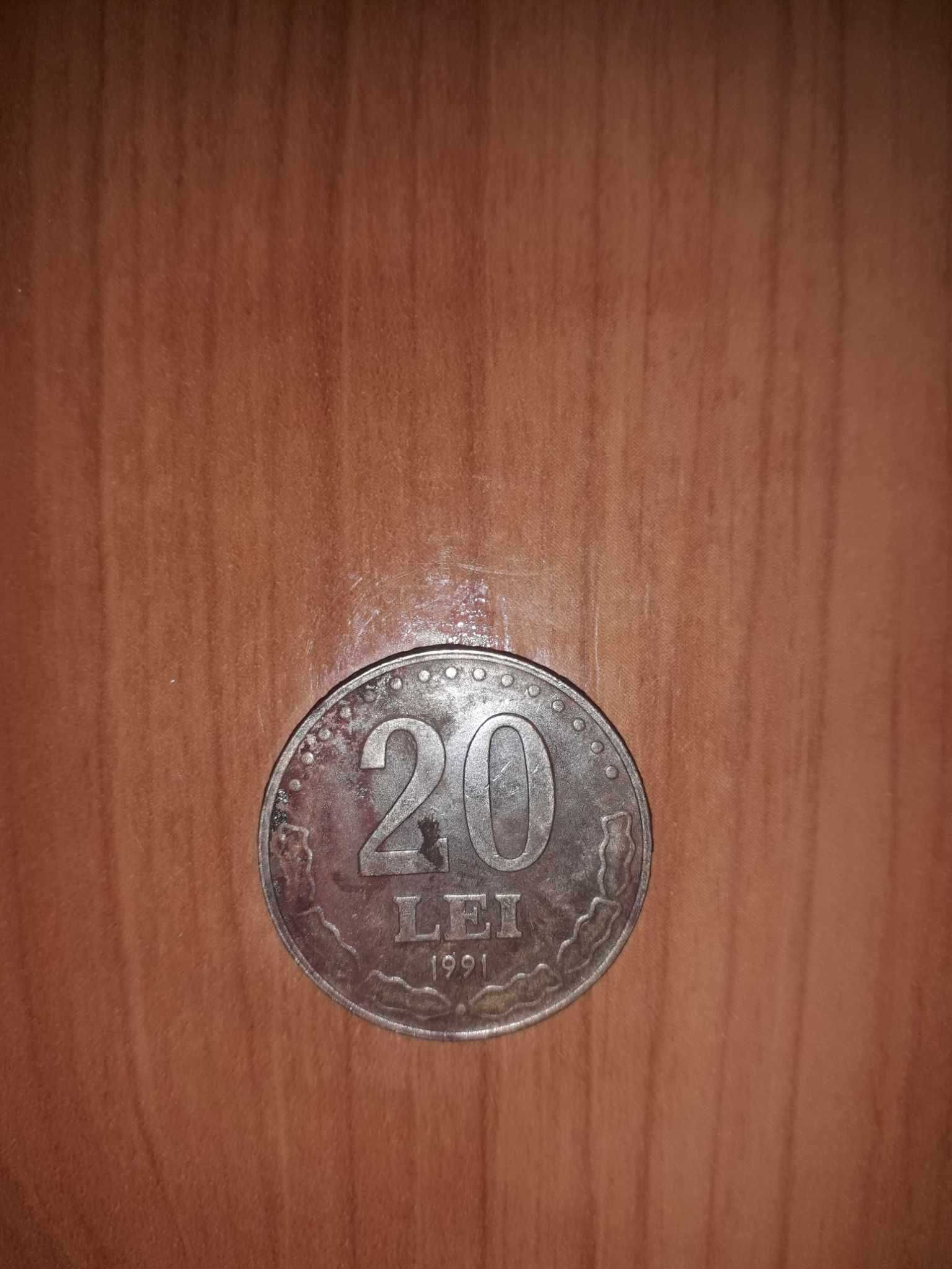 Moneda veche de 20 de lei