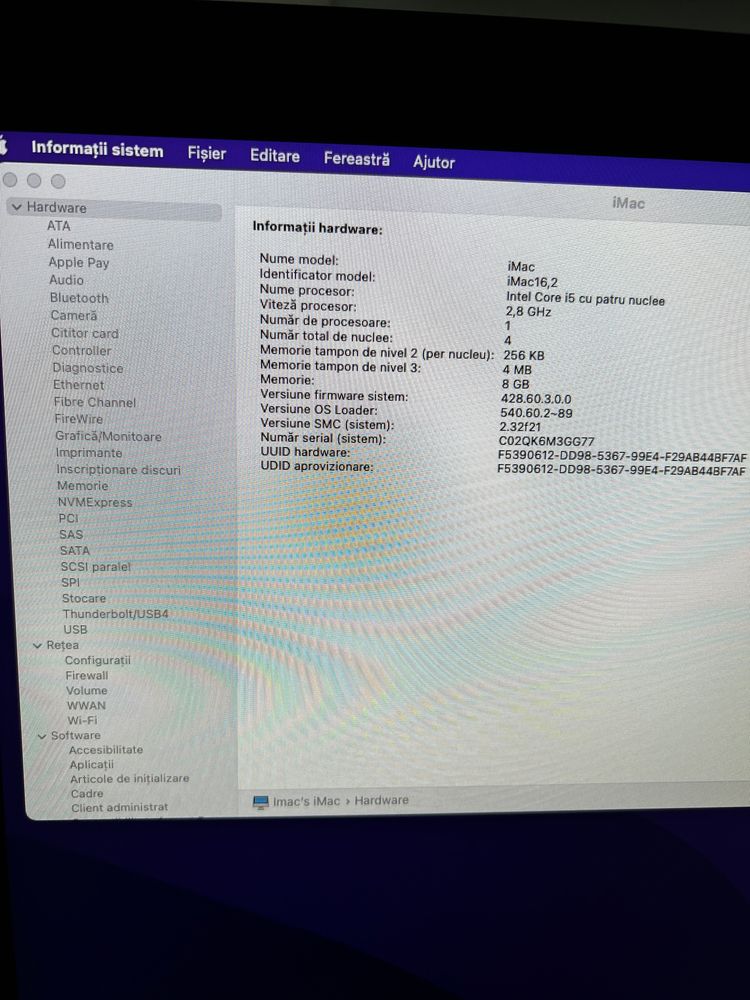 iMac (21.5-inch, Late 2015)