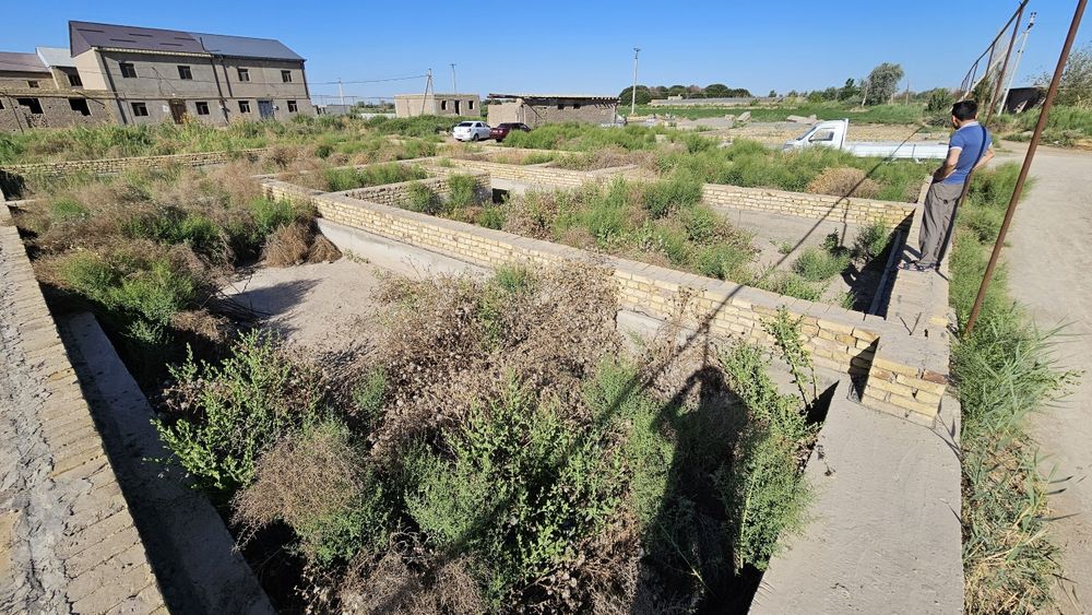 Urganch tumani Goybu Turkmanlik maxallasida 360m2 fundament qilingan