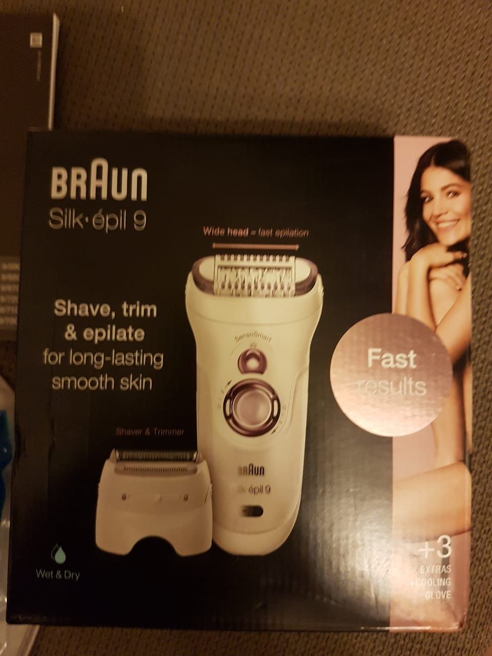 Скидка 65% Новый эпилятор Braun Silk-épil 9 9-710 в запечатанной упако