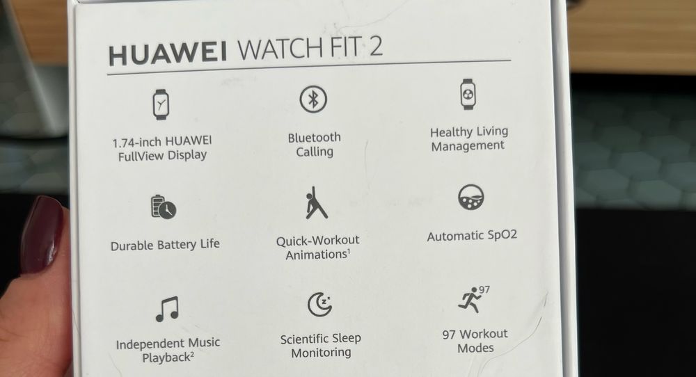 Ceas smartwatch Huawei Watch Fit 2 Silver Frost Milanese Strap