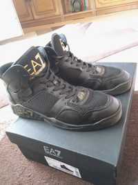 GHETE EA7 Emporio Armani Triple Black Gold Training