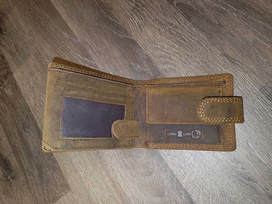 Кожено портмоне портфейл естествена кожа