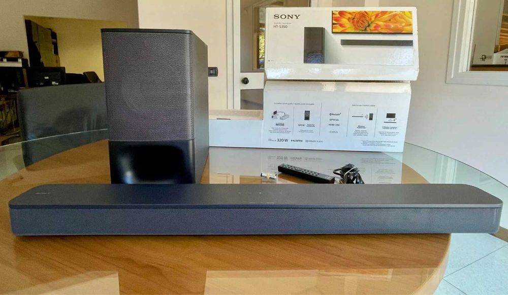 Саундбар Sony HT-S350 с Безжичен Събуфър - Мощен звук и бас