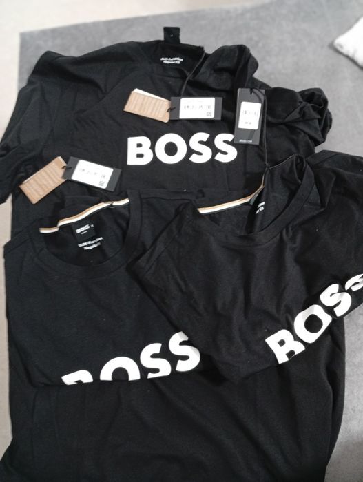 HUGO BOSS,Unisex.Tricou cu imprimeu logo, Original.marime:M și L