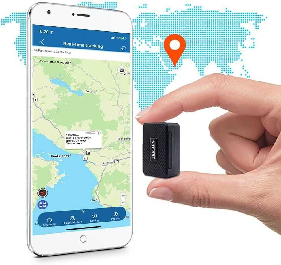 GPS тракер TKMARS 25 дни автономност
