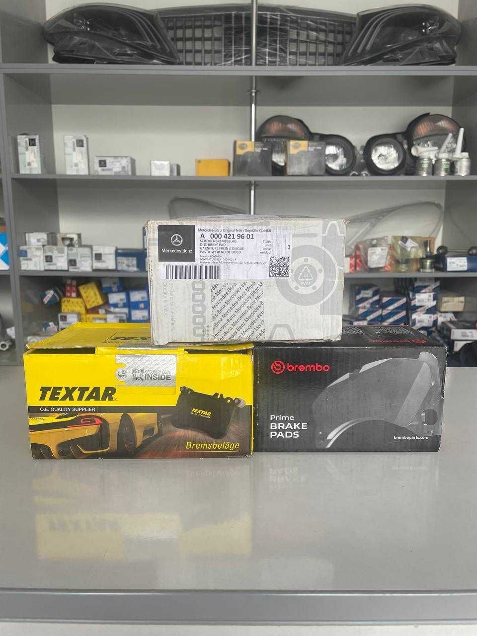 Оригинальные тормозные колодки для Mercedes-Benz