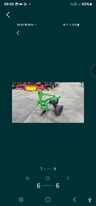 Plug cu 2 brazde trupite cormoane 25-35CP cu reglaj